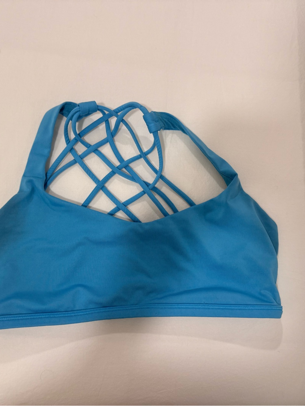 Light blue lululemon free to be wild bra